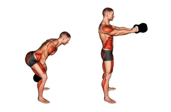 The best exercises with kettlebells